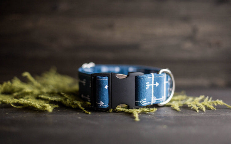 Dog Collar | Dog Leash | Collar Leash Set | Collar and Leash Set | Boy Dog Collar | Blue  Dog Collar | Navy Dog Collar | Boho Dog Collar