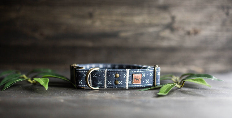 Dog Collar, Boy Dog Collar, Blue Dog Collar, Puppy Collar, Collar and Bowtie, Bowtie Collar, Collar with Bow Tie, Arrow Collar, Blue Collar