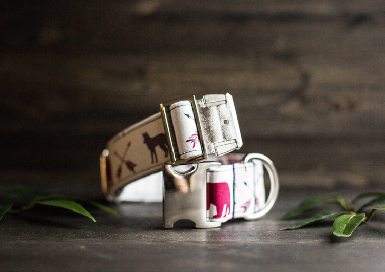 Dog Collar Boy Dog Collar Adventure Dog Collar Woodland Dog Collar Bear Dog Collar Deer Dog Collar Wolf Collar Fox Collar Male Dog Collar