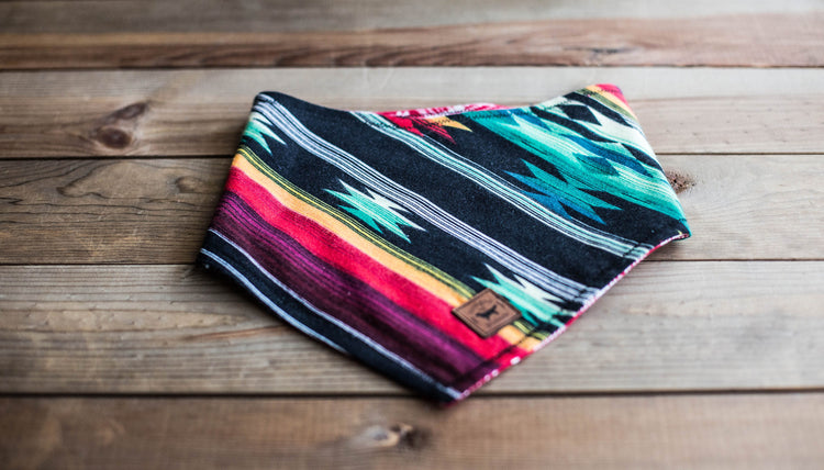 Dog Bandana Dog Collar Over The Collar Bandana Snap On Bandana Boy Dog Bandana Tribal Bandana Aztec Dog Bandana Pet Accessories Pet Bandana