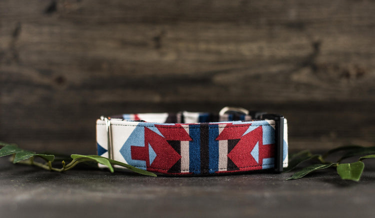 Dog Collar | Dog Leash | Dog Lead | Collar Leash Set | Collar and Leash Set | Tribal Dog Collar | Boy Dog Collar | Aztec Dog Collar
