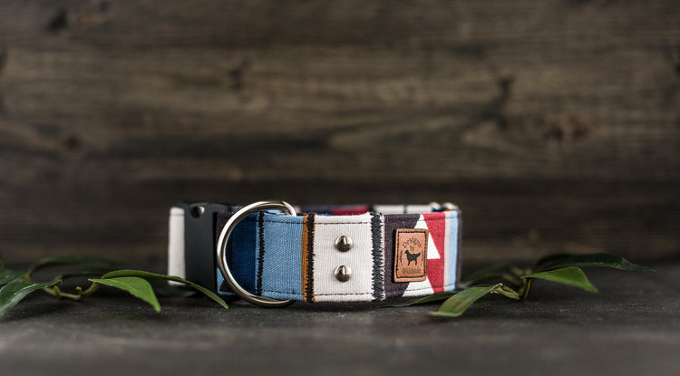 Boy Dog Collar | Dog Collar  | Tribal Dog Collar | Aztec Dog Collar | Blue Dog Collar | Boho Dog Collar | Southwest Dog Collar Puppy Collar