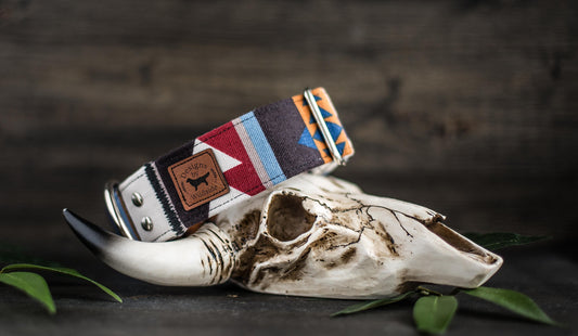 Boy Dog Collar | Dog Collar  | Tribal Dog Collar | Aztec Dog Collar | Blue Dog Collar | Boho Dog Collar | Southwest Dog Collar Puppy Collar