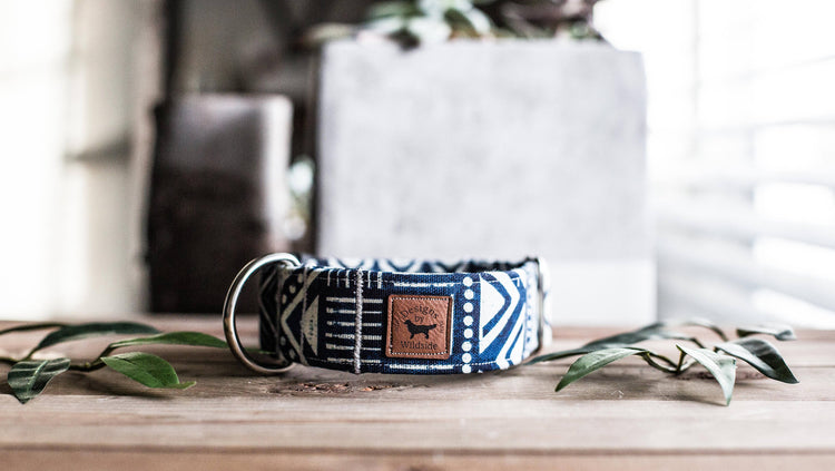 Boy Dog Collar | Dog Collar  | Tribal Dog Collar | Aztec Dog Collar | Blue Dog Collar | Boho Dog Collar | Southwest Dog Collar