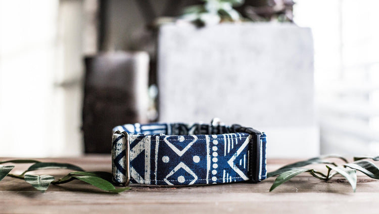 Boy Dog Collar | Dog Collar  | Tribal Dog Collar | Aztec Dog Collar | Blue Dog Collar | Boho Dog Collar | Southwest Dog Collar