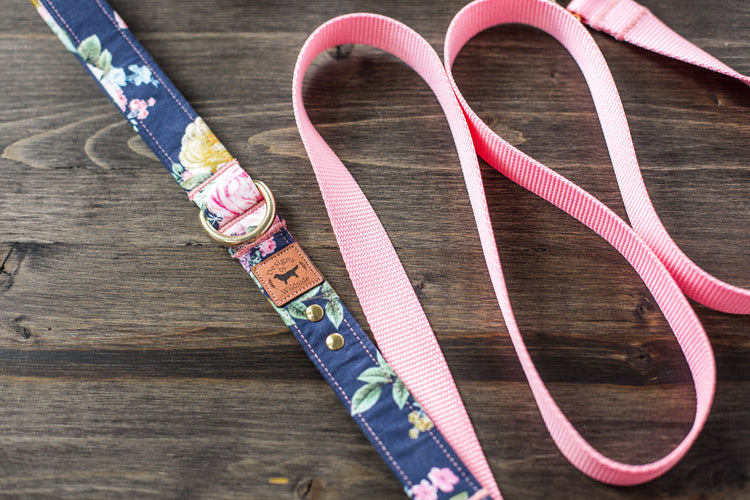 Dog Collar Dog Leash Dog Leashes Dog Leash Floral Dog Leash Collar and Leash Leather Dog Leash Rope Dog Leash Pet Leash Mothers Day Gift