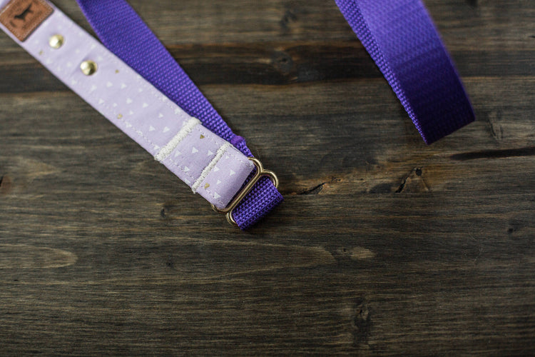 Dog Collar | Dog Leash | Collar Leash Set | Collar and Leash Set | Floral Dog Collar | Vintage Flower Dog Collar | Navy Dog Collar