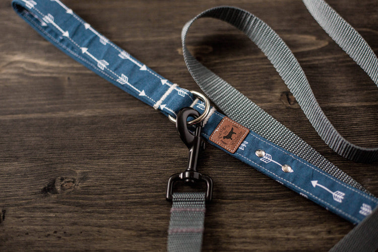Dog Collar | Dog Leash | Collar Leash Set | Collar and Leash Set | Boy Dog Collar | Blue  Dog Collar | Navy Dog Collar | Boho Dog Collar
