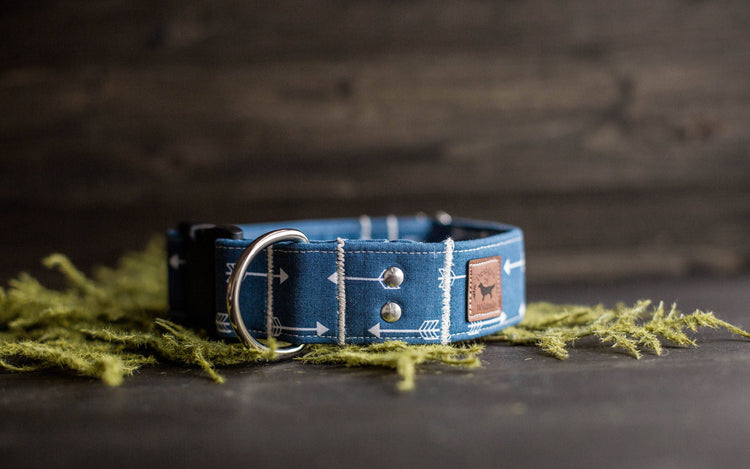 Dog Collar | Dog Leash | Collar Leash Set | Collar and Leash Set | Boy Dog Collar | Blue  Dog Collar | Navy Dog Collar | Boho Dog Collar