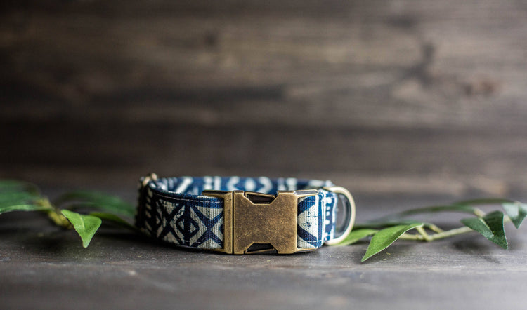Boy Dog Collar | Dog Collar  | Tribal Dog Collar | Aztec Dog Collar | Blue Dog Collar | Boho Dog Collar | Southwest Dog Collar | Male Collar