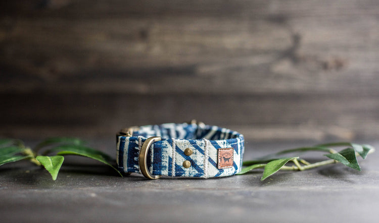Boy Dog Collar | Dog Collar  | Tribal Dog Collar | Aztec Dog Collar | Blue Dog Collar | Boho Dog Collar | Southwest Dog Collar | Male Collar
