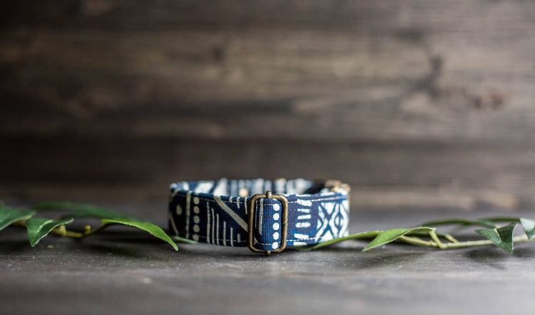Boy Dog Collar | Dog Collar  | Tribal Dog Collar | Aztec Dog Collar | Blue Dog Collar | Boho Dog Collar | Southwest Dog Collar | Male Collar