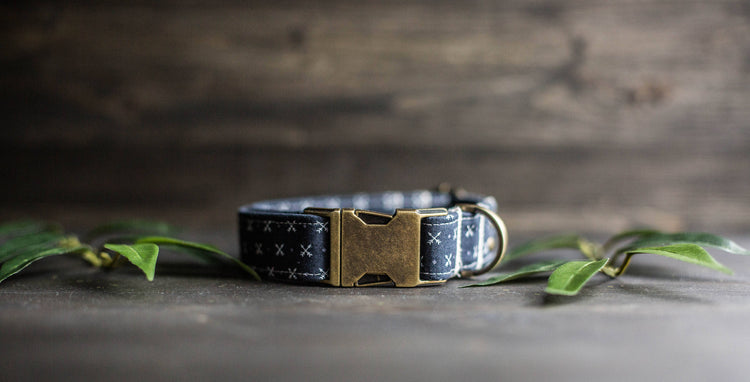 Dog Collar, Boy Dog Collar, Blue Dog Collar, Puppy Collar, Collar and Bowtie, Bowtie Collar, Collar with Bow Tie, Arrow Collar, Blue Collar