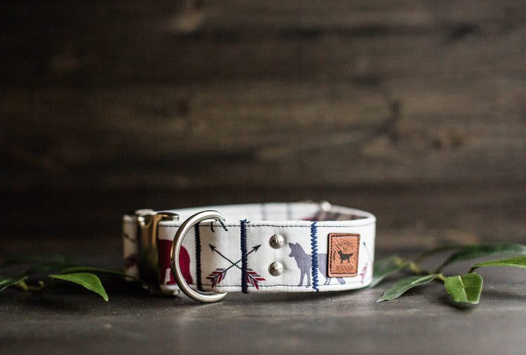 Dog Collar Boy Dog Collar Adventure Dog Collar Woodland Dog Collar Bear Dog Collar Deer Dog Collar Wolf Collar Fox Collar Male Dog Collar