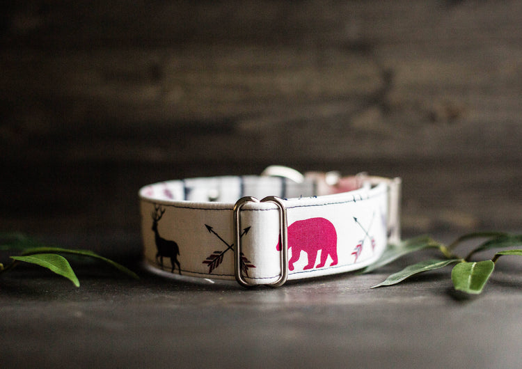Dog Collar Boy Dog Collar Adventure Dog Collar Woodland Dog Collar Bear Dog Collar Deer Dog Collar Wolf Collar Fox Collar Male Dog Collar