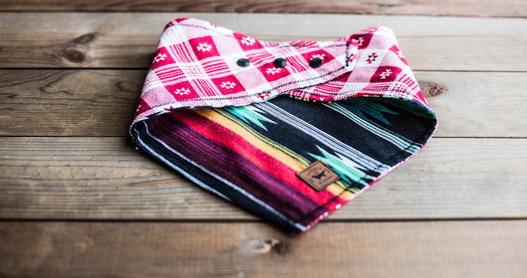 Dog Bandana Dog Collar Over The Collar Bandana Snap On Bandana Boy Dog Bandana Tribal Bandana Aztec Dog Bandana Pet Accessories Pet Bandana