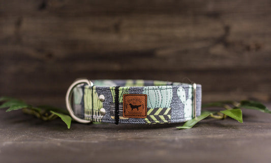 Dog Collar | Succulent Dog Collar | Cactus Dog Collar | Boho Dog Collar | Plants Dog Collar | Cat Collar | Girl Dog Collar | Boy Dog Collar