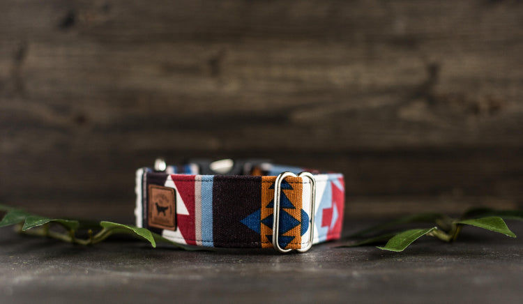 Boy Dog Collar | Dog Collar  | Tribal Dog Collar | Aztec Dog Collar | Blue Dog Collar | Boho Dog Collar | Southwest Dog Collar Puppy Collar