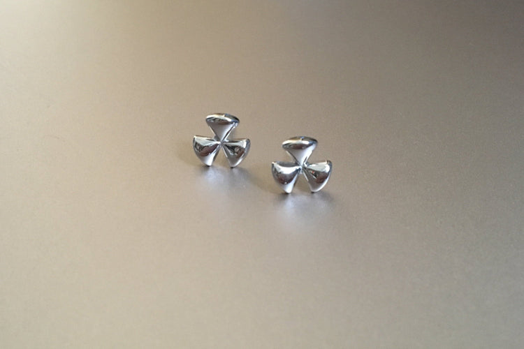 Three Leaf Clover Earrings - S925 Sterling Silver - Earrings for Women - Dainty and Simple Style - Gift for Her
