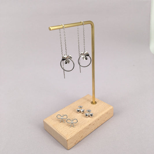 Three Leaf Clover Earrings - S925 Sterling Silver - Earrings for Women - Dainty and Simple Style - Gift for Her