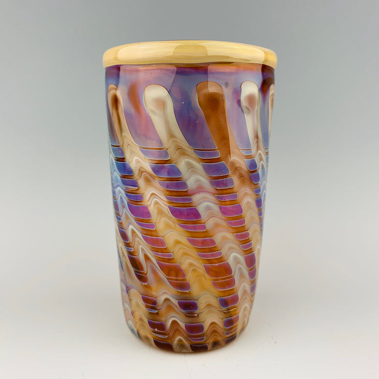 Amber and Tan Shot Glass
