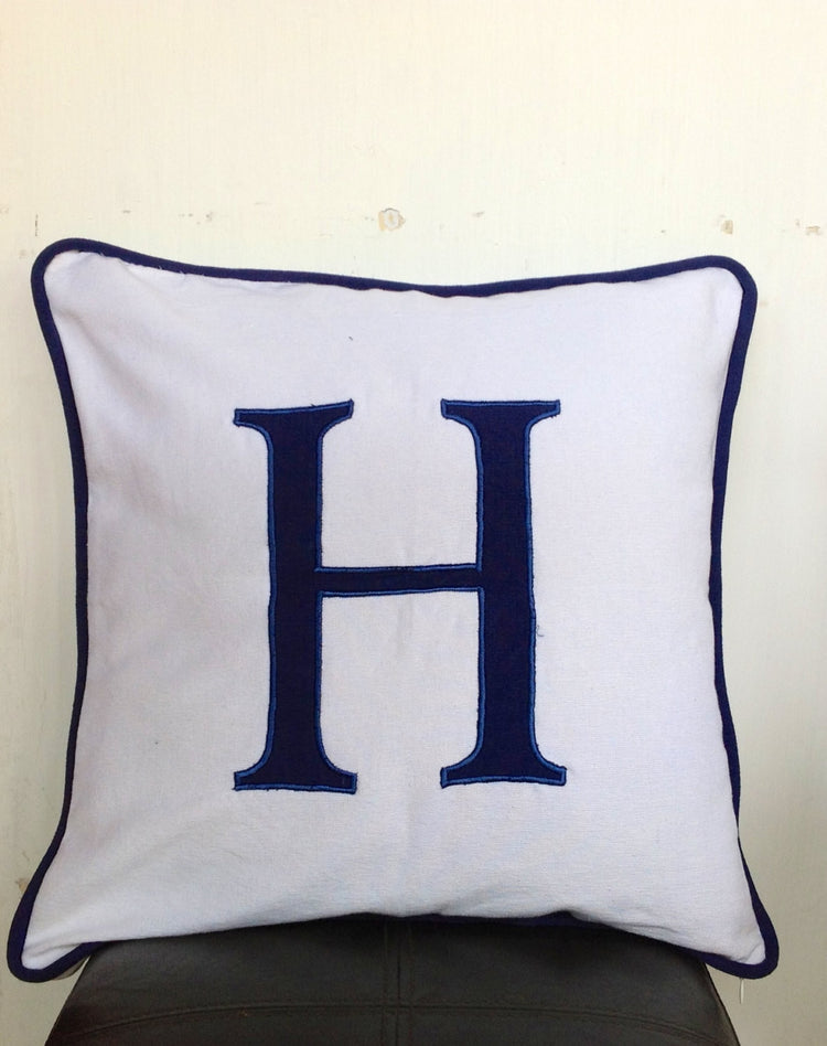 Monogram Decor, Home DÃ©cor,Pillow Cover, Decorative Pillow, Throw Pillow, Nautical Pillow Covers, Accent Pillow,Bedroom Pillows with Piping