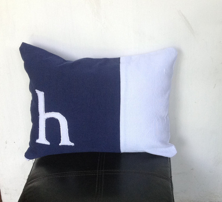 Monogram Lumbar, Monogram Lumbar Pillows, Nursery Gift, Baby Shower Gift, Bedroom Pillow Cover, Lumbar Pillow Cover 12x16,
