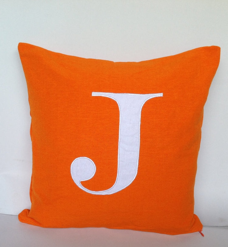 Monogram Pillow Shams, Euro Sham, 24 x24 Monogram Covers, Personalized monogram pillow cover