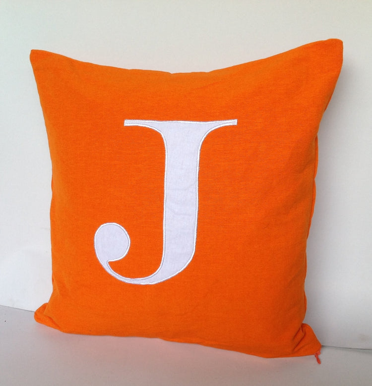 Monogram Pillow Shams, Euro Sham, 24 x24 Monogram Covers, Personalized monogram pillow cover