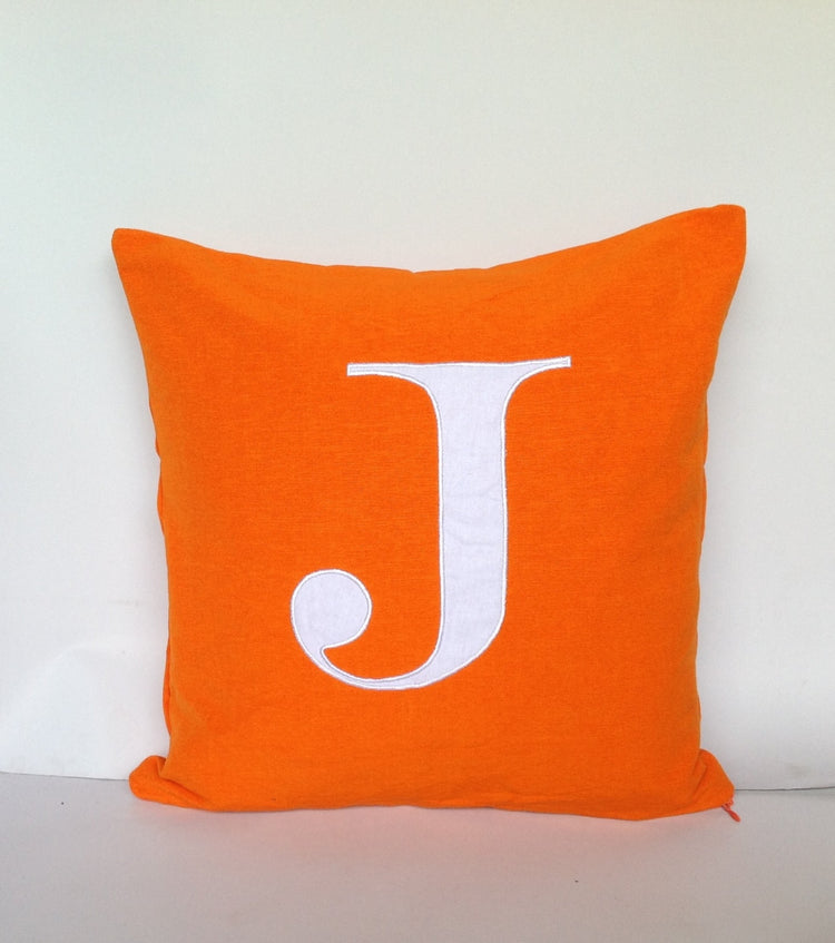Monogram Pillow Shams, Euro Sham, 24 x24 Monogram Covers, Personalized monogram pillow cover
