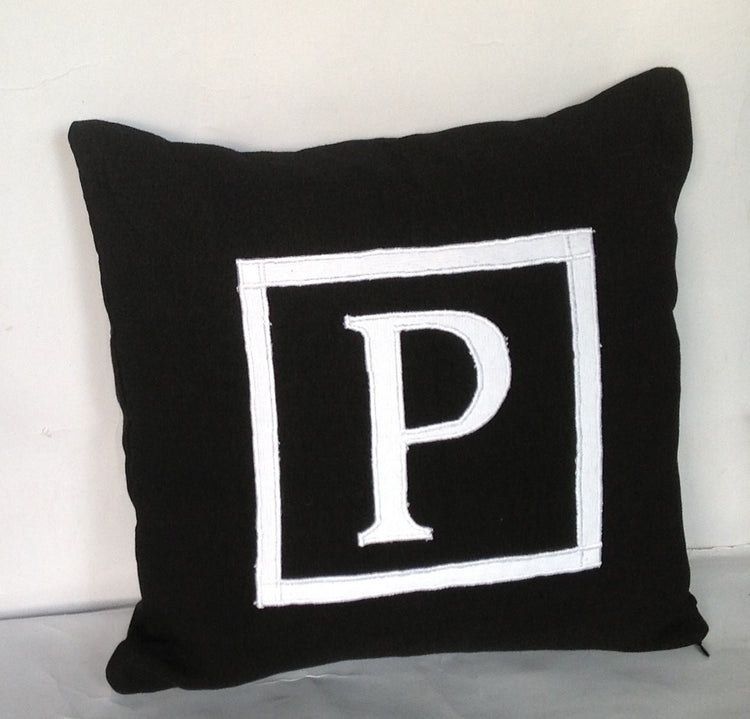 30% OFF Customized Monogrammed pillow cover 16 inches, custom letter cushion-alphabet throw pillow-sofa pillow cotton 16x16