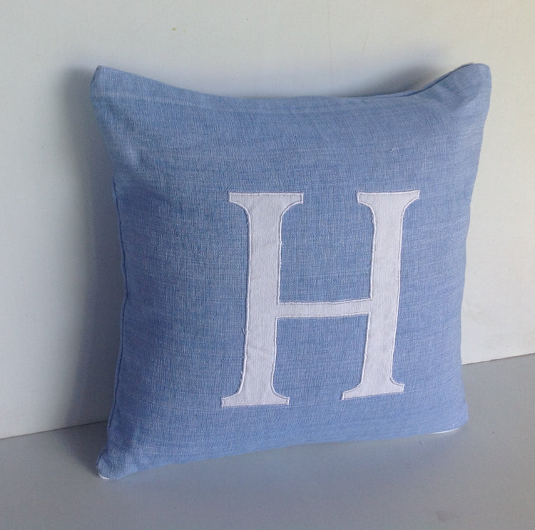 Monogram pillows for kids, Nursery Decor, Boys Nursery Monogram Pillow Cover Dorm Decor Monogrammed Pillows  Alphabet Pillow