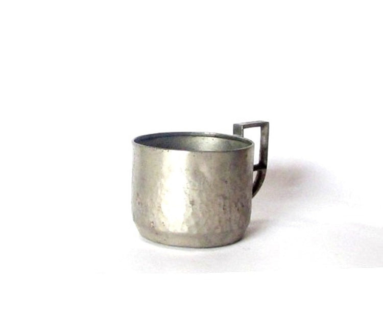 Glass holder. Vintage glass holder. Silver cup. Metal holder. Metal cup. Tea glass holder. Copper cup. Silver plated copper podstakannik.