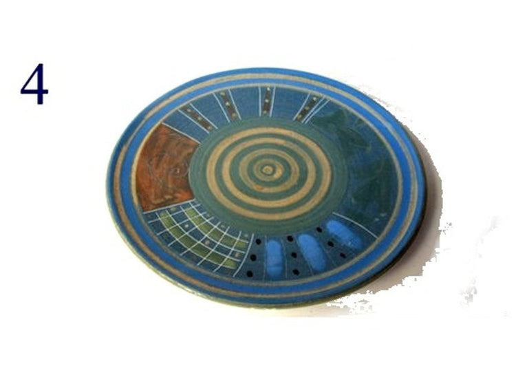 Pottery handmade. Decorative plates. Ceramic plates. Pottery plates. Ceramic trinket dish. Farmhouse pottery. Trinket plates. Blue and brown