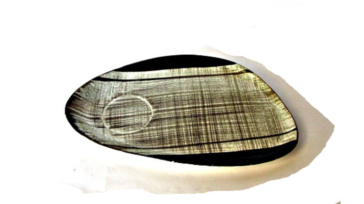 Ceramic tray. Trinket tray. Small personal coffee or tea tray. Snack tray. Israel ceramics. "Kadar" 1930. Bauhaus. Collectables. Vintage.