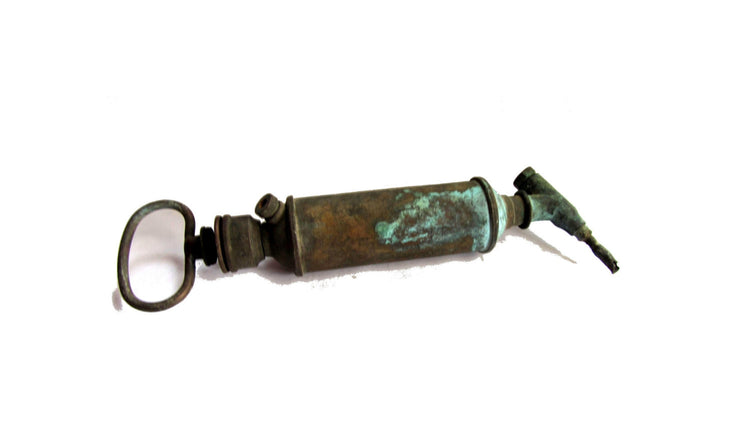Husband gift. Old tool. Automobile. Automotive. Vintage car tools. Automobilia. Mechanic gifts. Mechanic tools. Brass grease gun.