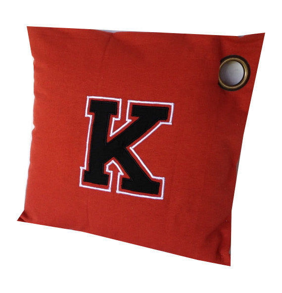 Gift ideas for college students, Grommet Pillows, Monogram Pillow Covers Room Decor Varsity 20 inch Throw Pillow Cover