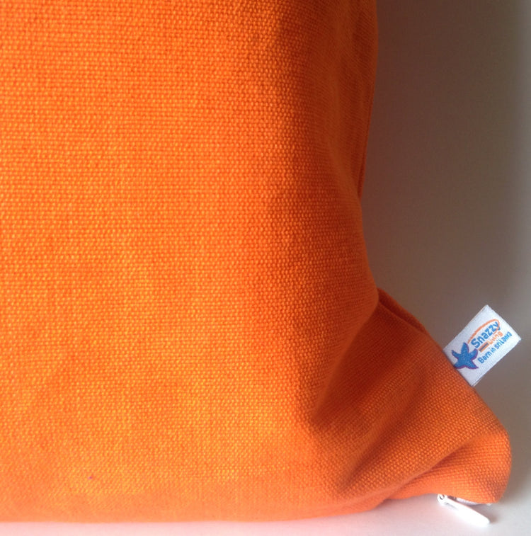 Monogram pillows for teens, Personalized embroidered kids pillows, Orange Grommet Pillows, Dorm Decor, Varsity 20 inch Throw Pillow Cover