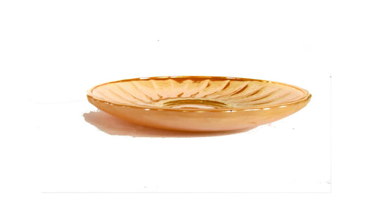 Glassware vintage. Anchor hocking. Lusterware. Peach Luster. Tea cup saucers. Anchor hocking glass. Swirl plates. Suburbia series.