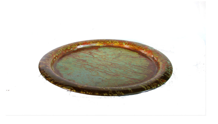 Copper gift. Decorative plate. Copper home decor. Copper plate. Copper patina. Small plate. Trinket plate. Small patina copper plate. CIJ.