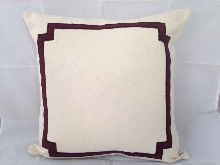 Border Pillows, Home Decor, Bedroom decor, Border Pillow Cover,Pillows with borders,