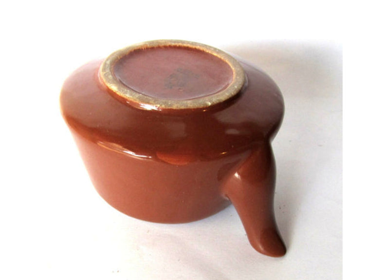 Mid century ceramic. Vintage teapot. Kettle. Ceramic teapot. Tea kettle. Brown teapot. Small teapot. Mid century teapot. Small kettle.