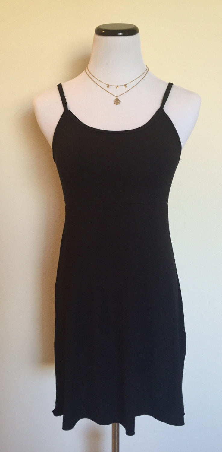 SALE!! Boho Chic Black Dress, Womens Black Sundress, Black Beach dress, Summer Sundress
